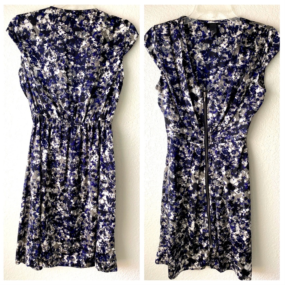 H&M Black/Blue/Gray Dress
